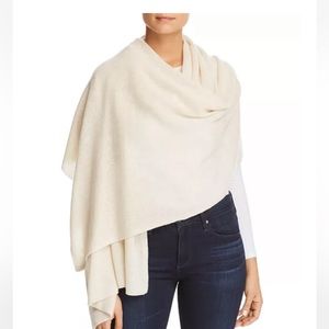Bloomingdale's Cashmere Metallic Wrap / Shawl / Scarf